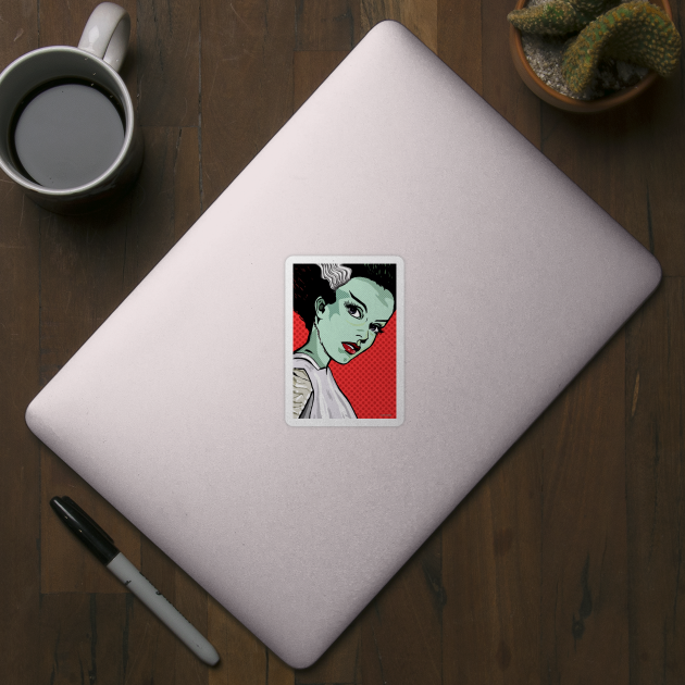 The Bride of Frankenstein Lichtenstein by FanboyMuseum